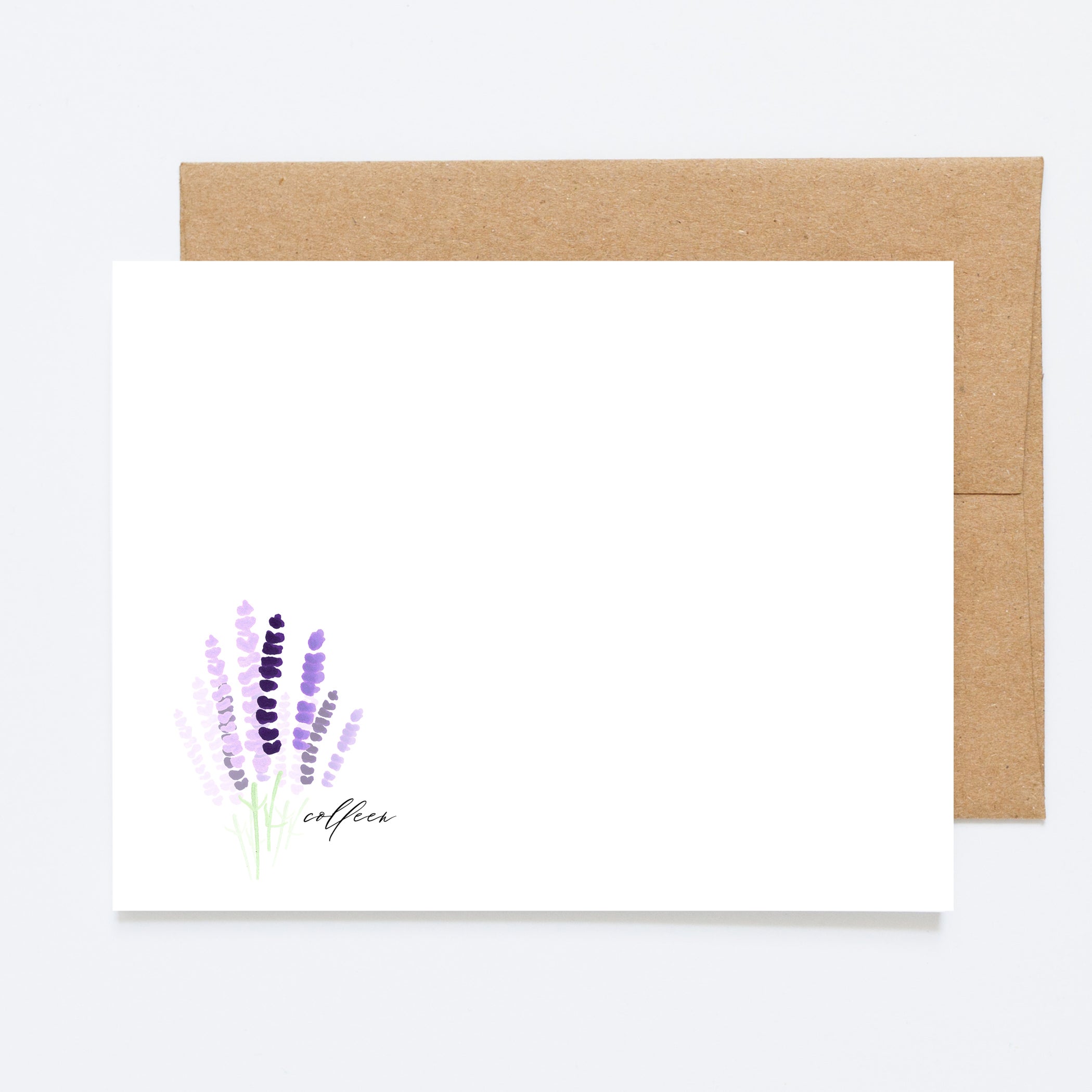 Lavender Notes – Shortpockets Stationery